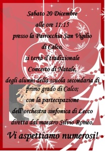 Concerto di Natale 2014