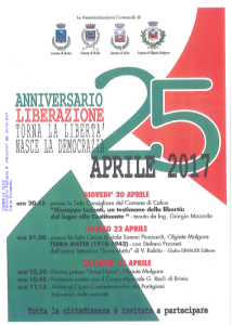 25 aprile 2017